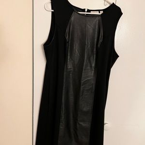 Faux leather dress ✨MOVING SALE. All items disappear may 30th ✨